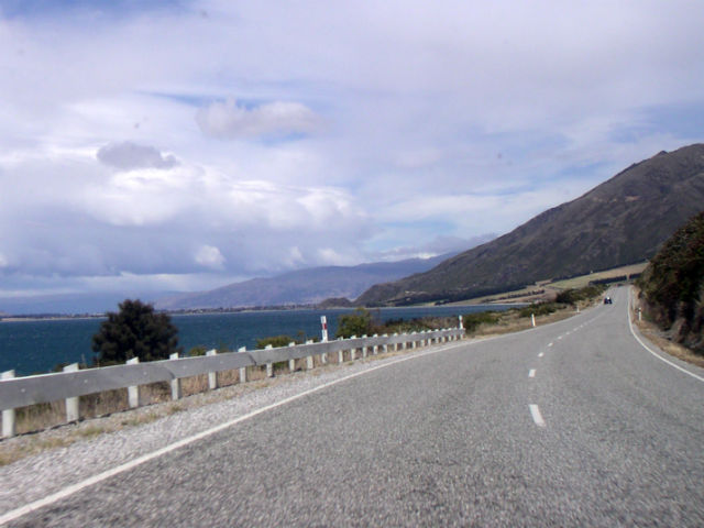 The open road in New Zealand