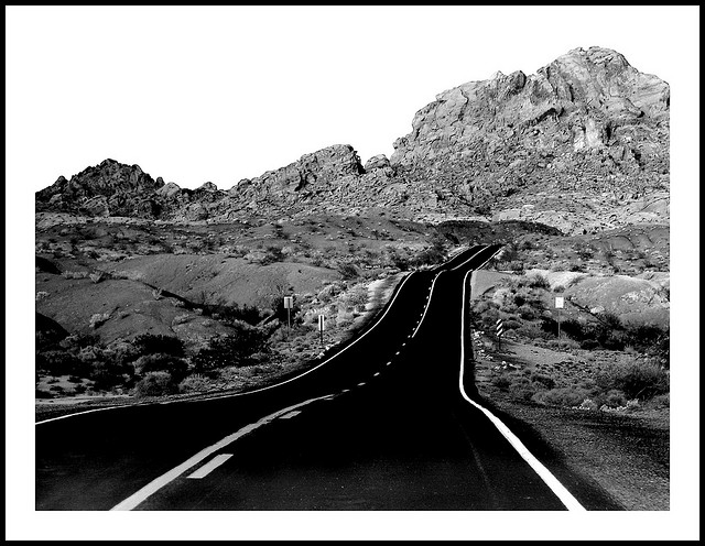 Black and White Road Trip by KariHak on Flickr