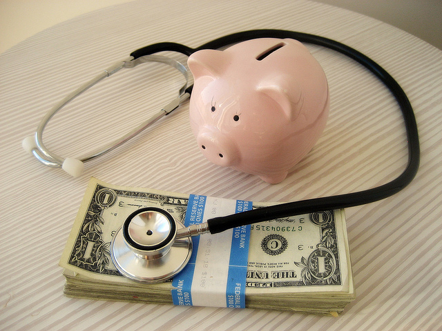 Piggy Bank Stethescope Money by 401(K) 2012 on Flickr