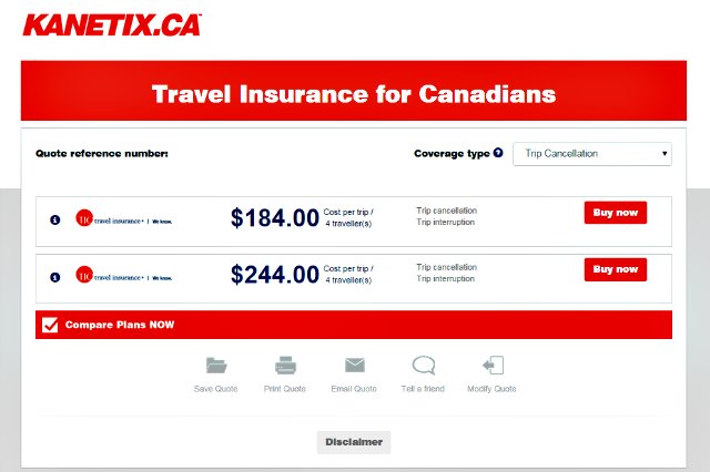 what is trip cancellation insurance in canada