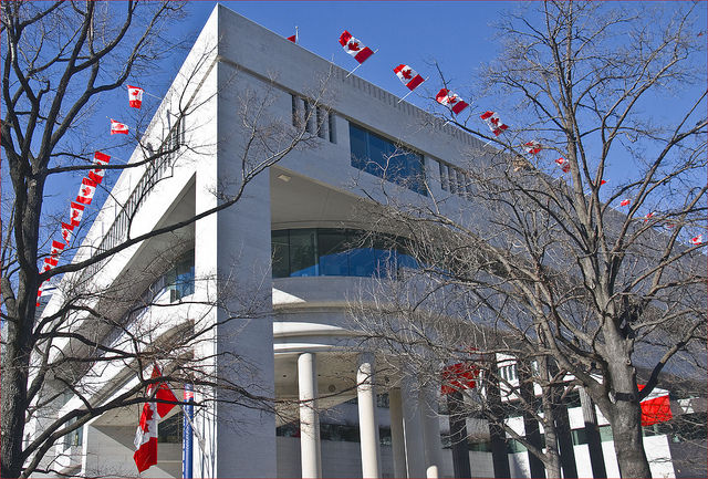 Canadian Embassy Pennsylvania NW Washington Photo by Ron Cogswell 